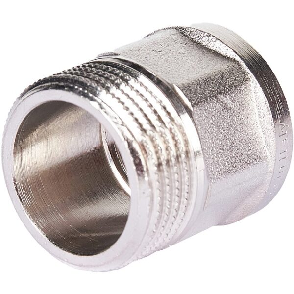 STOUT Переходник под ключ ВН никелированный 1/2х3/4″