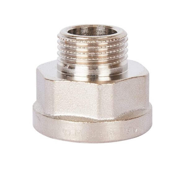 STOUT Переходник под ключ ВН никелированный 1/2х3/8″