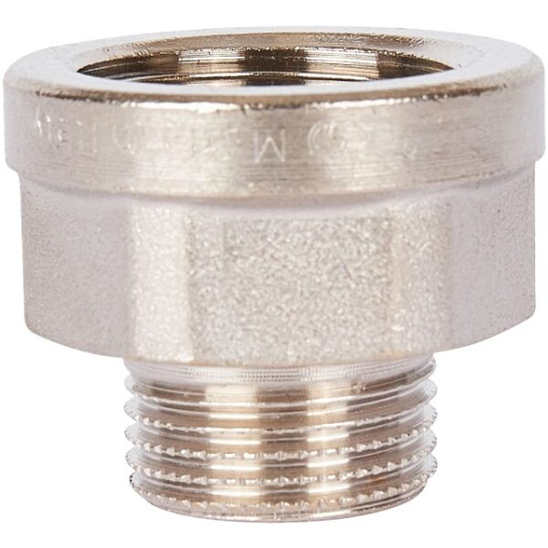 STOUT Переходник под ключ ВН никелированный 1/2х3/8″