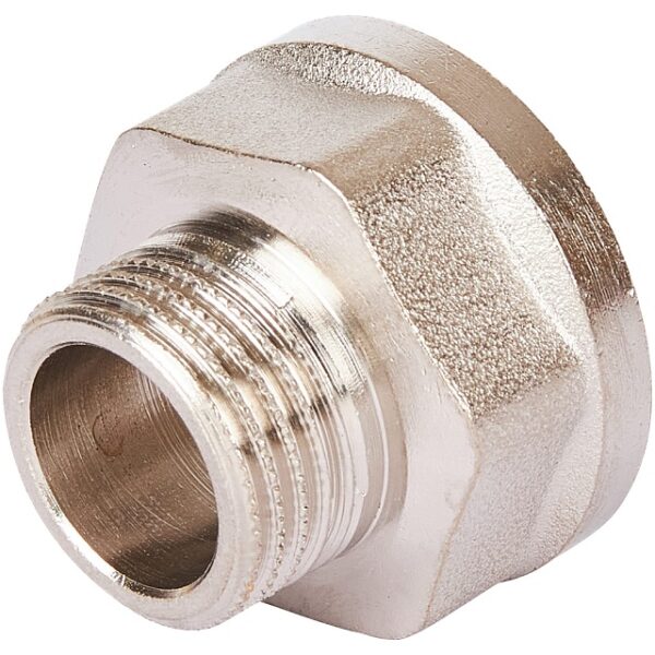 STOUT Переходник под ключ ВН никелированный 3/4х1/2″