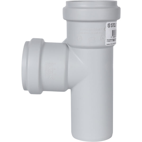 STOUT D 58 x 58 / 87,5° Тройник канализационный бесшумный