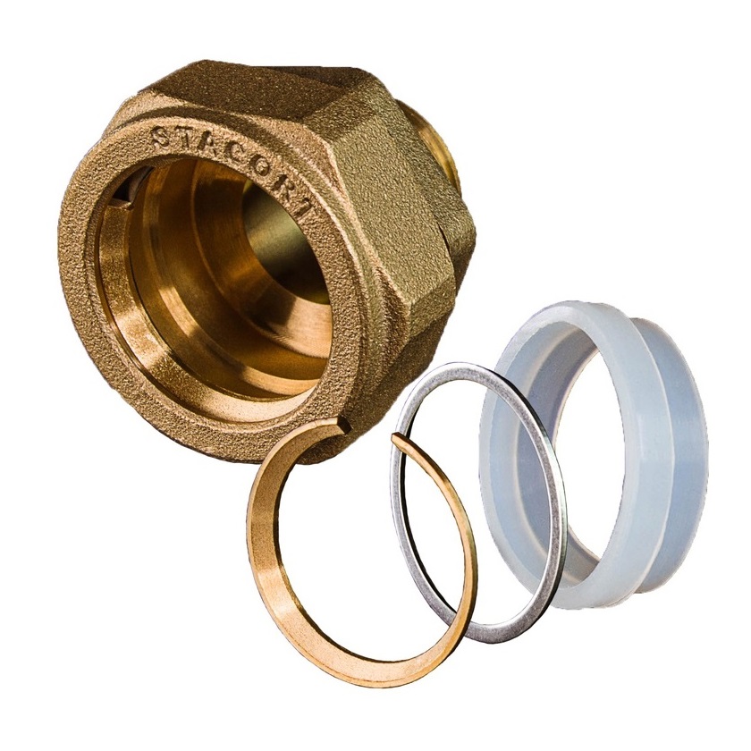 STACORT cоединение муфта НР 40 х 1 1/2″ никель