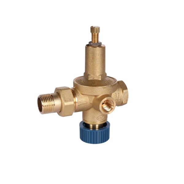 STOUT Автоматический подпиточный клапан 1/2″ ВН/НР с выходом под манометр 0525.115