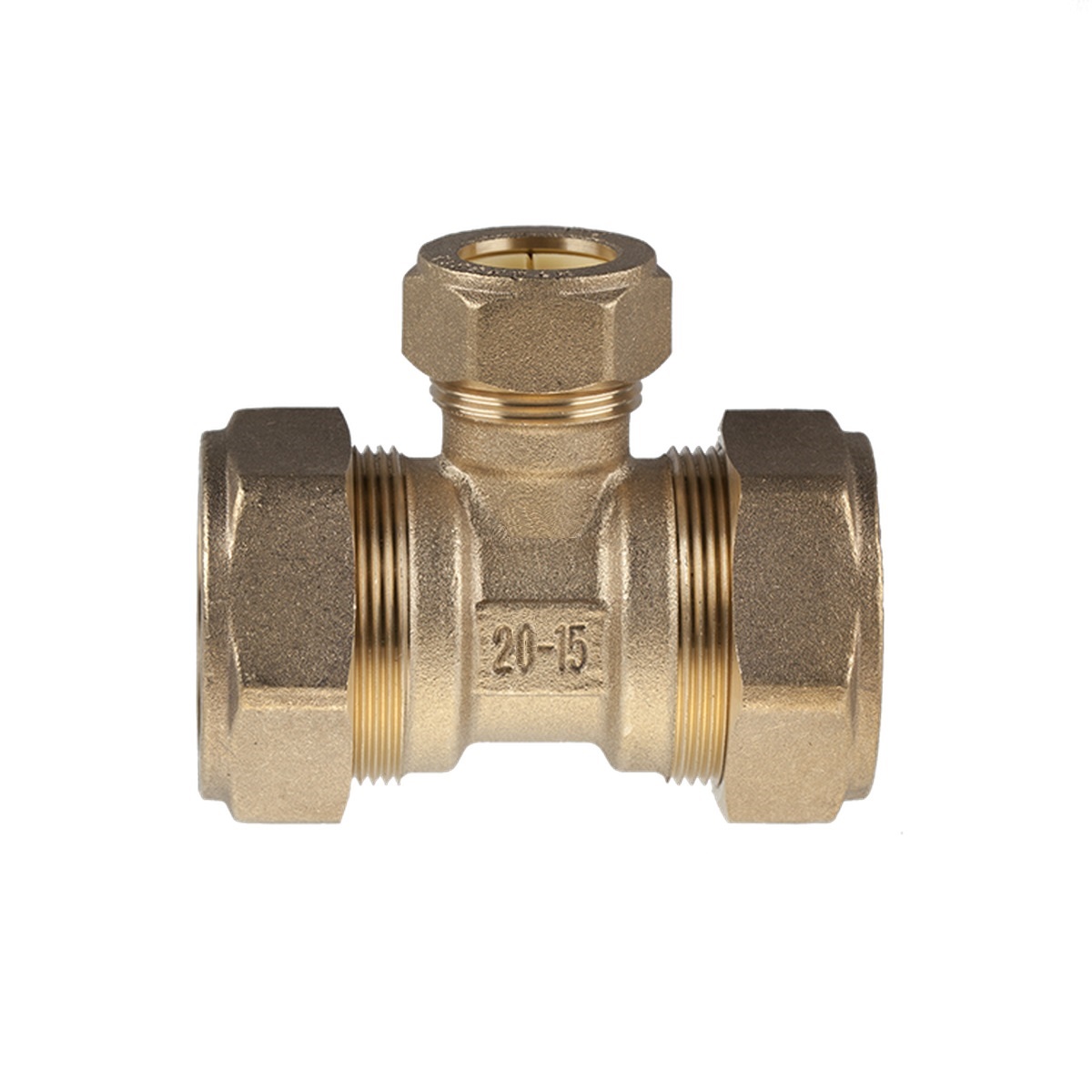 HydroSta тройник редукционный 20 х 15 х 20 мм