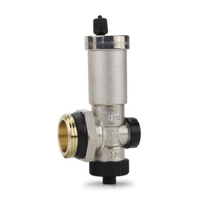 Концевая группа Varmega, НР 1″, с дренажным вентилем и автоматическим воздухоотводчиком (VM15902)